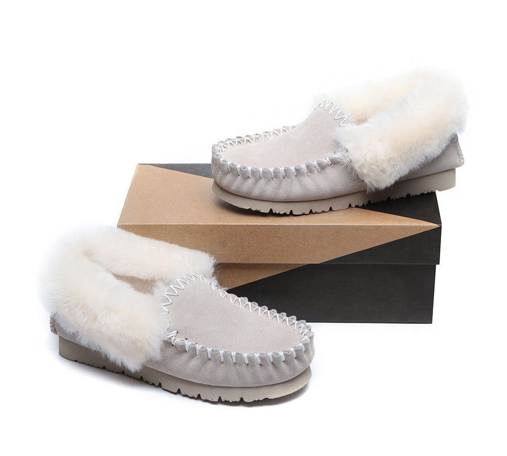 Ugg fur moccasins top