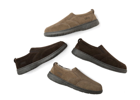 Slippers -AS Mens Ugg Moccasin Slippers Dino