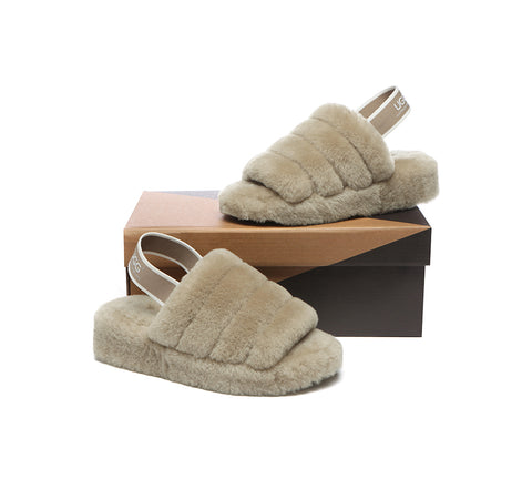 Australian Shepherd® UGG Women Fluff Slide Puffy