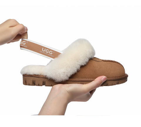 Australian Shepherd® Ugg Slingback Slippers Unisex Waffle Plus