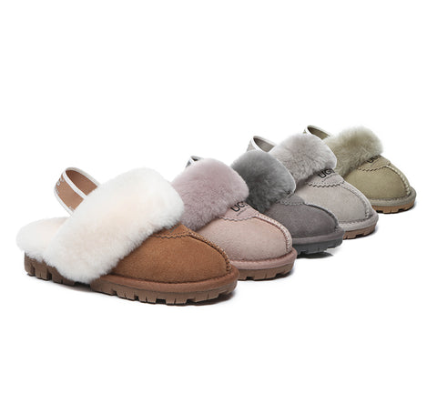 Australian Shepherd®  Kids Slingback UGG Slipper Kids Waffle Plus