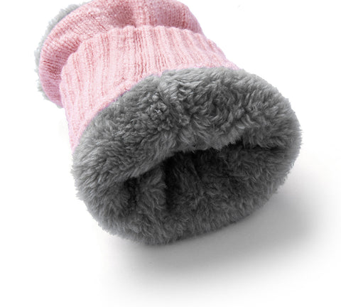 EVERAU® Fingerless Ultra Plush Knit Gloves EVERAU