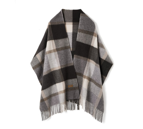 Urban UGG Wool Plaid Shawl Wynel URBAN UGG