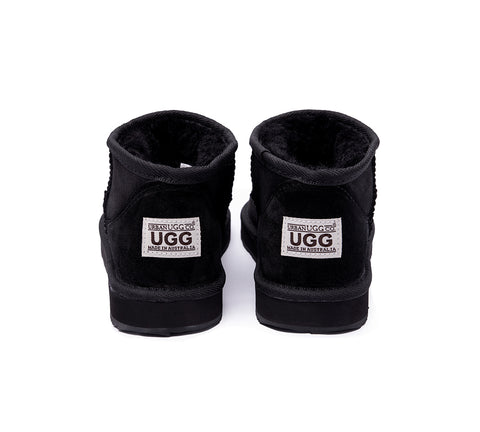 Urban UGG® Unisex Sheepskin Wool Ankle Ultra Mini Boots