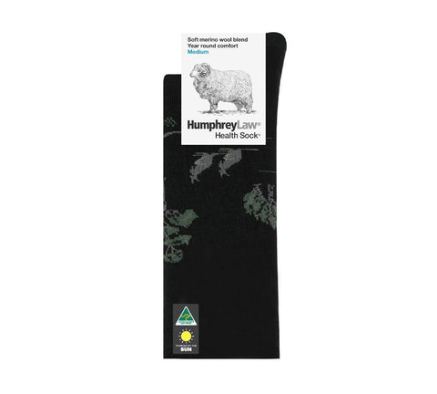 Humphrey Law Fine Merino Wool blend Patterned Health Socks