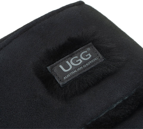 AUSTRALIAN SHEPHERD® Fluffy Sheepskin Wool Bucket Hat Stacea UGG AUSTRALIAN SHEPHERD