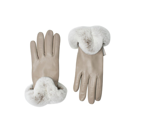 AUSTRALIAN SHEPHERD® Ladies Gloves Fluffy Sheepskin Wool Lennon Gloves UGG AUSTRALIAN SHEPHERD