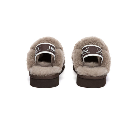 AUSTRALIAN SHEPHERD® UGG Slippers Kids Sheepskin Wool Slingback Rilee UGG AUSTRALIAN SHEPHERD
