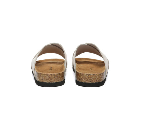 EVERAU® Women Slides Leather Crossover Summer Croia