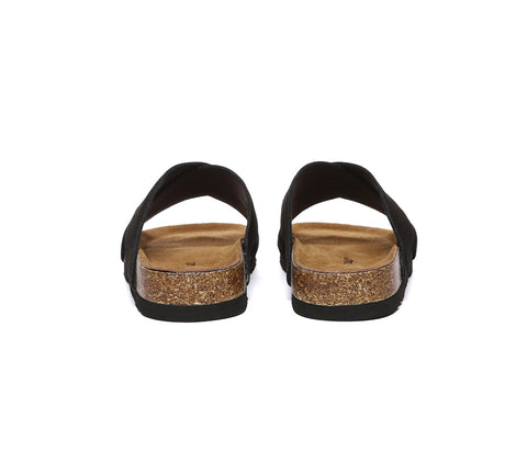 EVERAU® Women Slides Leather Crossover Summer Croia