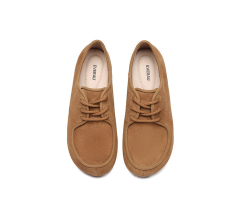 EVERAU® Women Slippers Suede Lace Up Brandon EVERAU