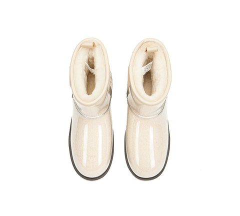 AUSTRALIAN SHEPHERD® UGG Boots Women Clear Waterproof Shearling Coated Neo UGG AUSTRALIAN SHEPHERD