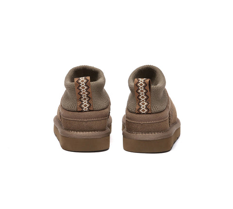 AUSTRALIAN SHEPHERD® UGG Slippers Kids Sheepskin Wool Stretchy Ankle Margaret UGG AUSTRALIAN SHEPHERD
