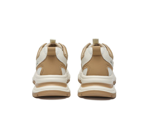 EVERAU® Women Chunky Platform Sneakers Breathable Camille EVERAU