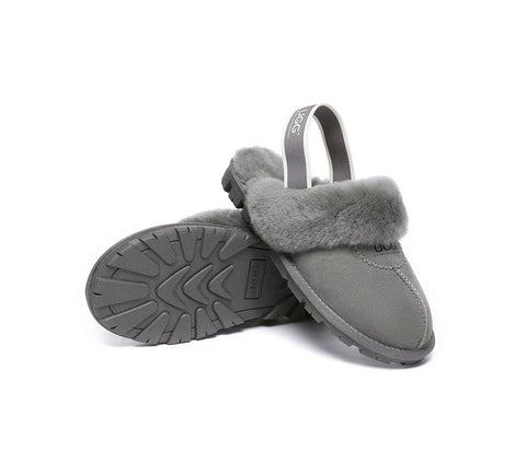 Australian Shepherd® Ugg Slingback Slippers Unisex Waffle Plus