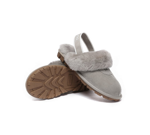 Australian Shepherd® Ugg Slingback Slippers Unisex Waffle Plus