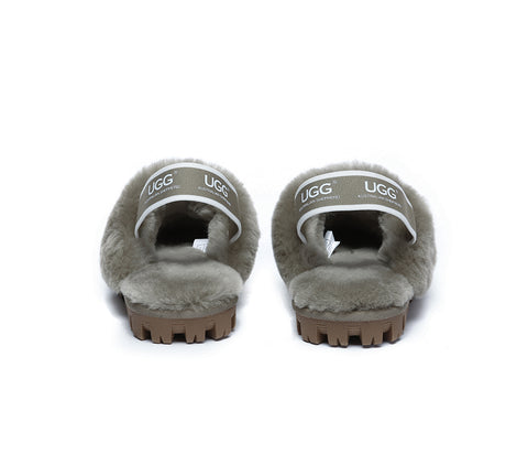 Australian Shepherd® Ugg Slingback Slippers Unisex Waffle Plus