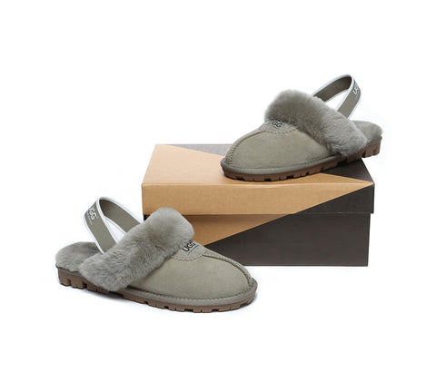 Australian Shepherd® Ugg Slingback Slippers Unisex Waffle Plus
