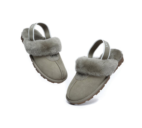 Australian Shepherd® Ugg Slingback Slippers Unisex Waffle Plus