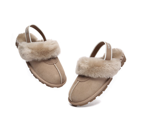 Australian Shepherd® Ugg Slingback Slippers Unisex Waffle Plus