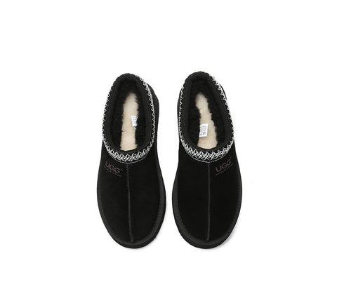 AUSTRALIAN SHEPHERD® UGG Slippers Sheepskin Wool Ankle Platform Tazzy Hippie - UGG EXPRESS
