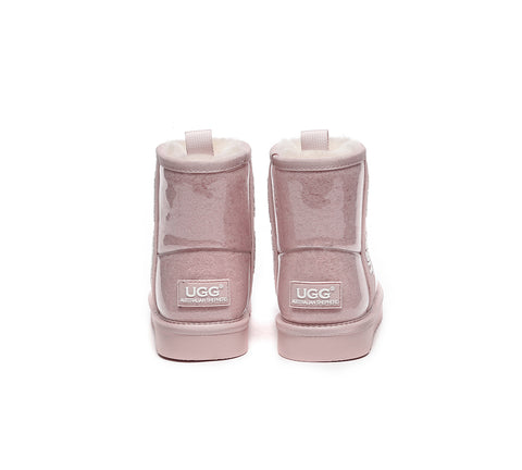 Australian Shepherd® Kids Ugg Boots Clear Waterproof and Shearling Coated Classic