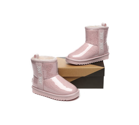 Australian Shepherd® Kids Ugg Boots Clear Waterproof and Shearling Coated Classic