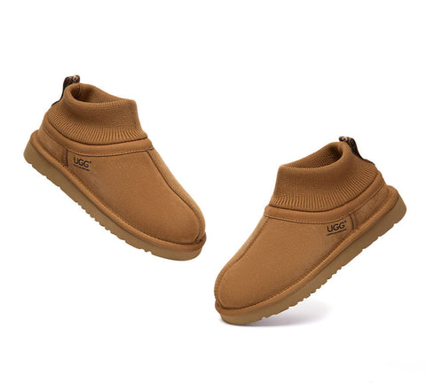 AUSTRALIAN SHEPHERD® UGG Boots Sheepskin Wool Stretchy Ankle Margaret