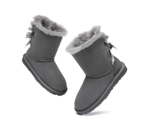 EVERAU® UGG Boots Women Short Back Bow EVERAU