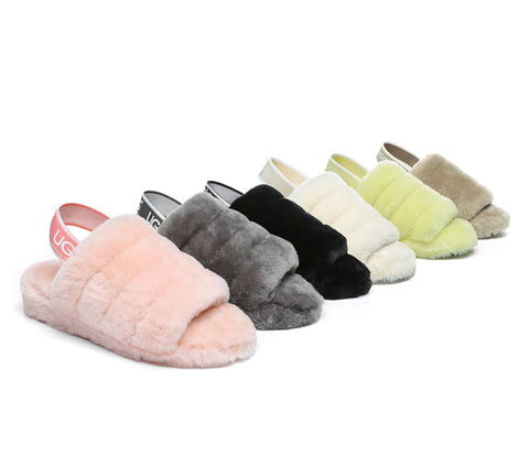 Australian Shepherd® UGG Women Fluff Slide Puffy