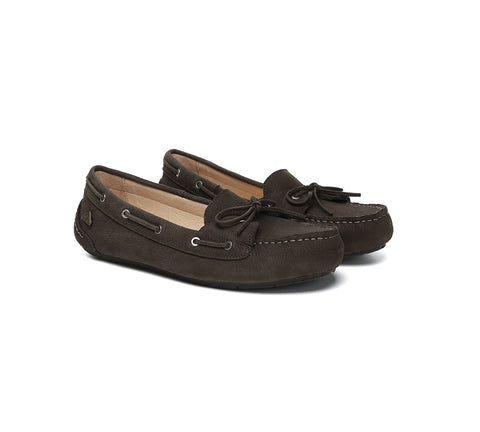 EVERAU® Women Leather Moccasin Loafers Classic Monty EVERAU