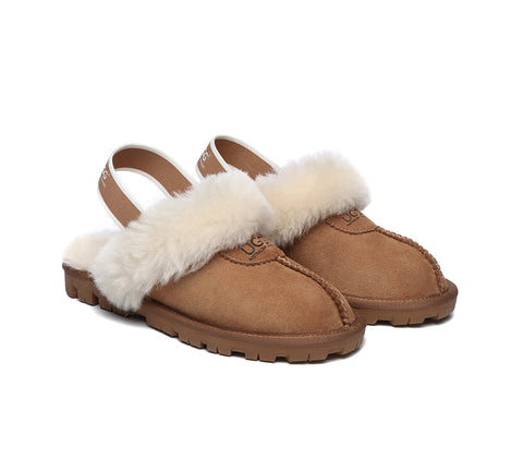 Australian Shepherd® Ugg Slingback Slippers Unisex Waffle Plus