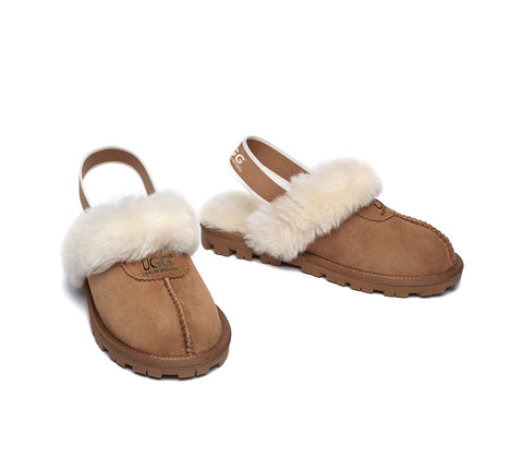 Australian Shepherd® Ugg Slingback Slippers Unisex Waffle Plus