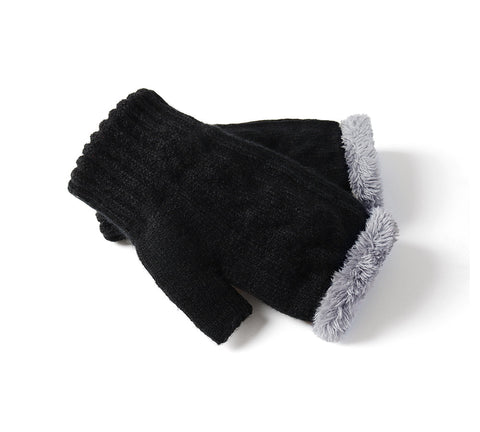 EVERAU® Fingerless Ultra Plush Knit Gloves EVERAU