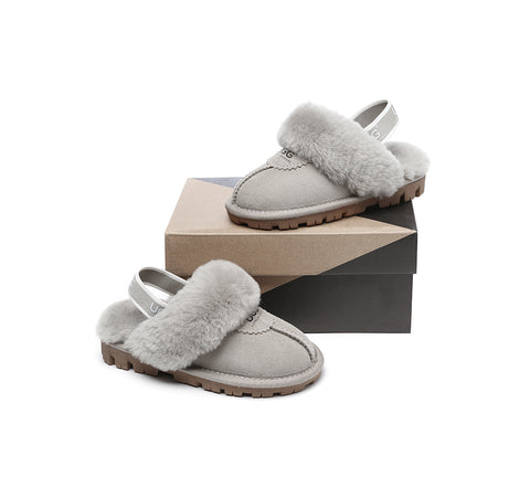 Australian Shepherd®  Kids Slingback UGG Slipper Kids Waffle Plus