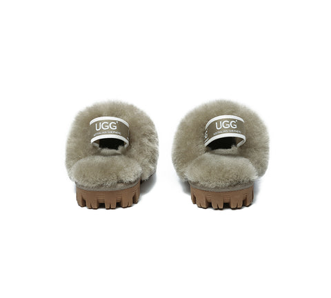 Australian Shepherd®  Kids Slingback UGG Slipper Kids Waffle Plus