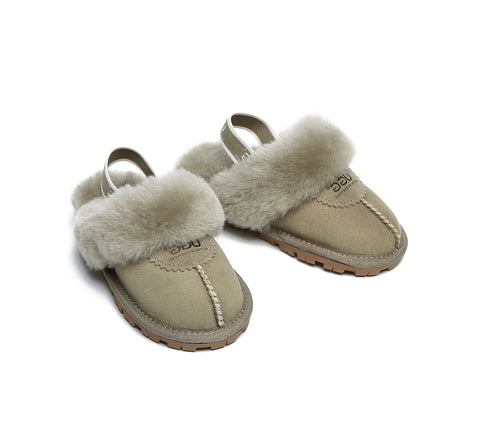 Australian Shepherd®  Kids Slingback UGG Slipper Kids Waffle Plus