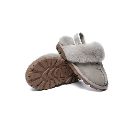 Australian Shepherd®  Kids Slingback UGG Slipper Kids Waffle Plus