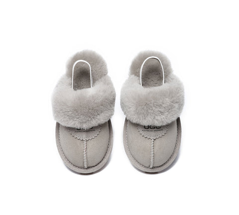 Australian Shepherd®  Kids Slingback UGG Slipper Kids Waffle Plus