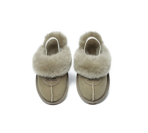 Australian Shepherd®  Kids Slingback UGG Slipper Kids Waffle Plus