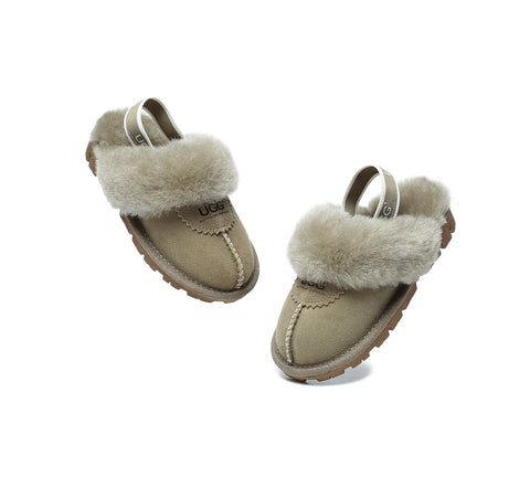 Australian Shepherd®  Kids Slingback UGG Slipper Kids Waffle Plus