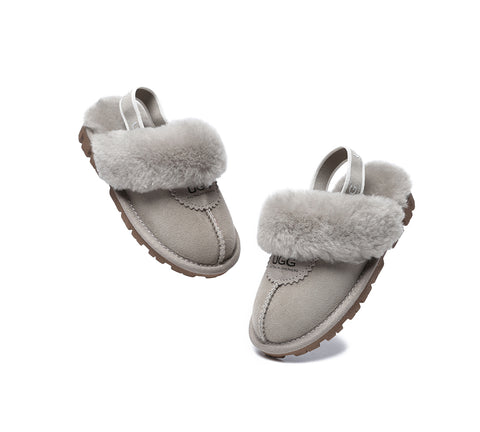 Australian Shepherd®  Kids Slingback UGG Slipper Kids Waffle Plus