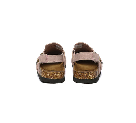 EVERAU® Kids Adjustable Buckle Straps Slingback Flat Clog Sandals