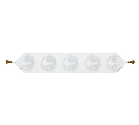 Accessories - Bunny Table Runner With Tassels