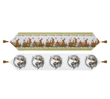 Accessories - Bunny Table Runner With Tassels