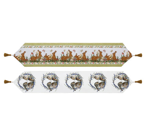 Accessories - Bunny Table Runner With Tassels