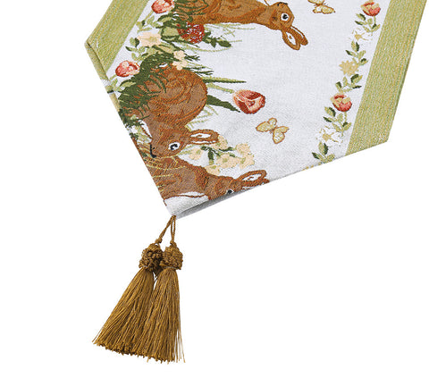 Accessories - Bunny Table Runner With Tassels