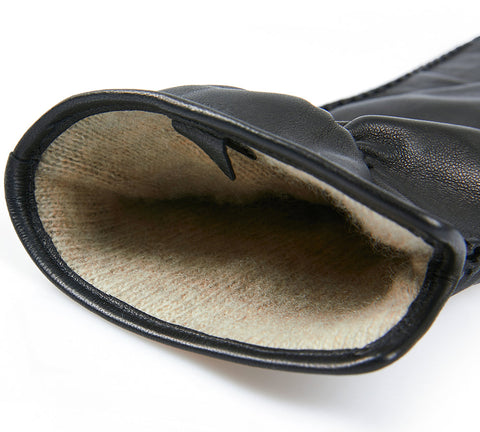 Accessories - Sheepskin Wool Women Leather Gloves Benjamin