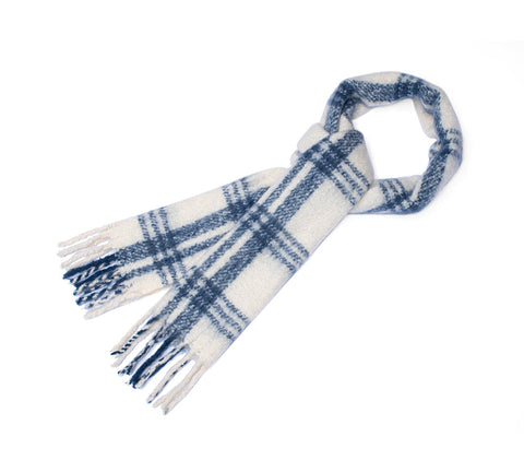 Accessories - TARRAMARRA® Soft Checked Fringed Scarf