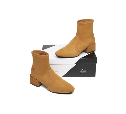 Fashion Boots - Ankle Sock Microsuede Boots Women Kenia